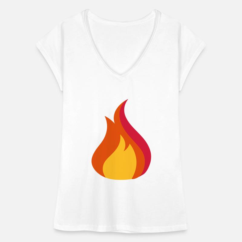 feu T-shirt vintage Femme