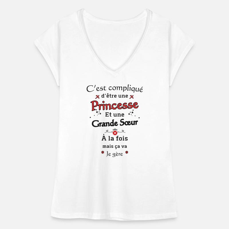 Prinzessin Große Schwester Frauen Vintage T-Shirt