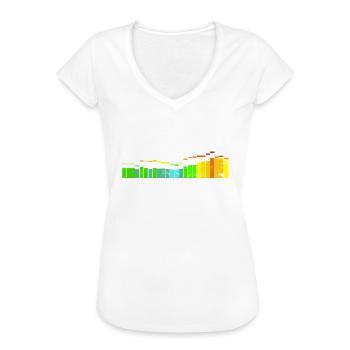 Wind kommt Kiter Surfer Spruch Kitesurfer Geschenk - Frauen Vintage T-Shirt - Weiß - Vorne