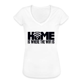 Computer - Women's Vintage T-Shirt - white - Front - Danielle (179cm)