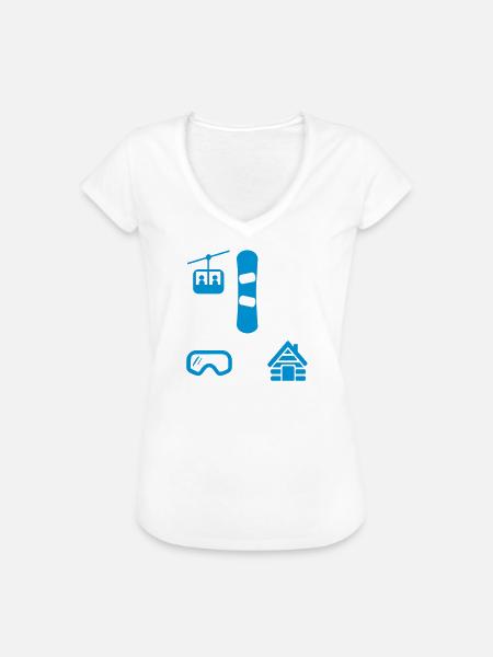 snowboard - Frauen Vintage T-Shirt -