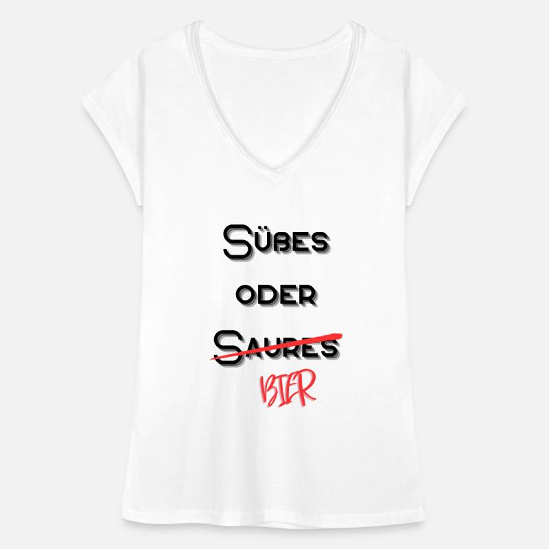 Süßes oder Saures Bier Frauen Vintage T-Shirt