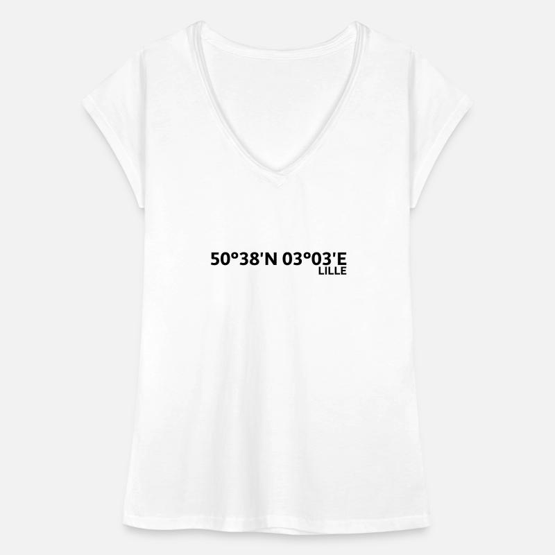 Lille Coordinates Women's Vintage T-Shirt