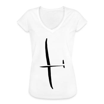 Segelflugzeug Segelfliegen Segelflug Segelflieger - Frauen Vintage T-Shirt - Weiß - Vorne