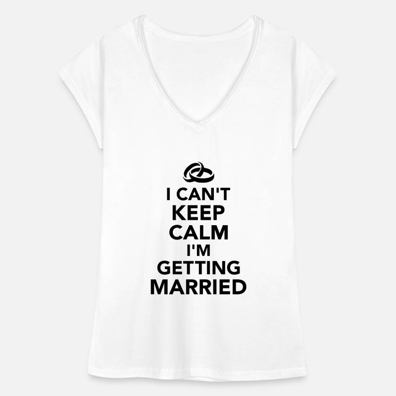 I can't keep calm I'm getting Married Women's Vintage T-Shirt