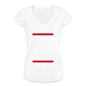 FUCK FAKE FRIENDS! - Frauen Vintage T-Shirt - Weiß - Vorne