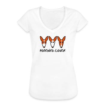 Podenco-Lover - Frauen Vintage T-Shirt - Weiß - Vorne