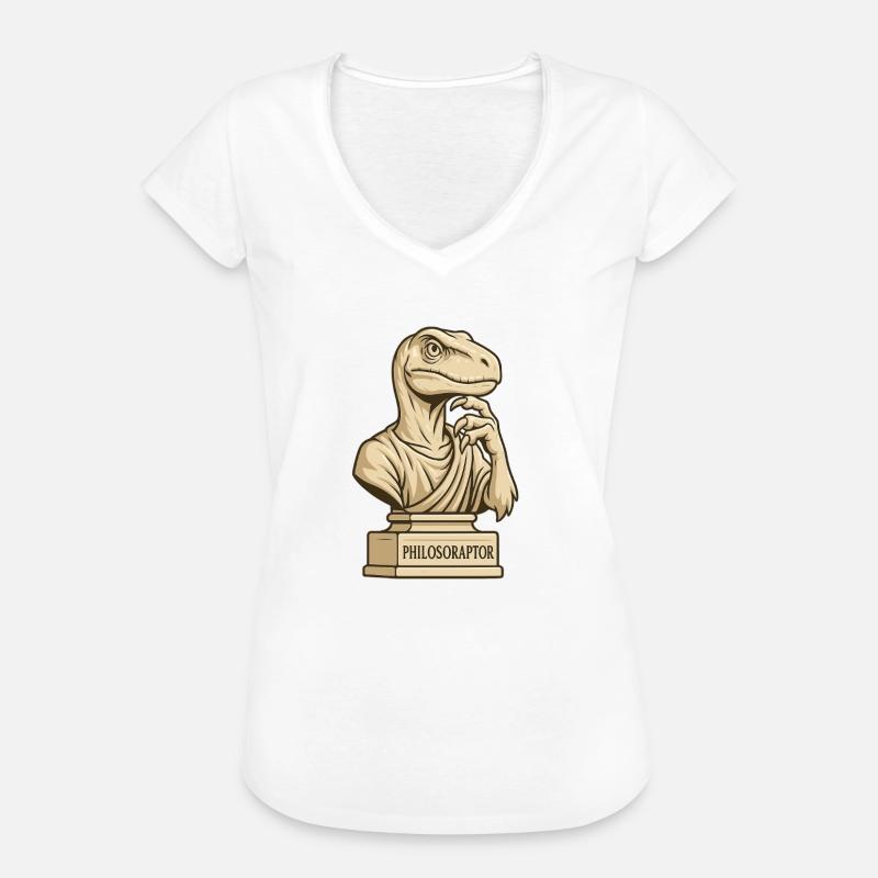 Philosoraptor - Women's Vintage T-Shirt - white