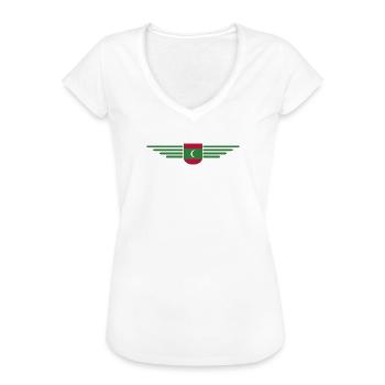Malediven Fans: Exklusive Shirts - Frauen Vintage T-Shirt - Weiß - Vorne