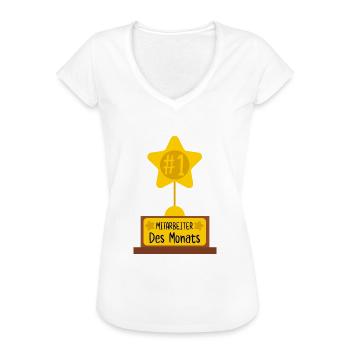 Mitarbeiter des Monats - Frauen Vintage T-Shirt - Weiß - Vorne