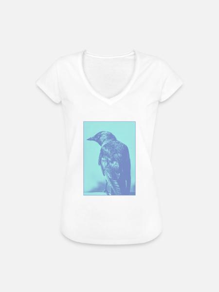 Dohle - Frauen Vintage T-Shirt - Weiß