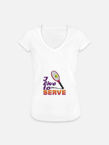 LEBEN DIENEN SKLAVEREI - Frauen Vintage T-Shirt - Weiß