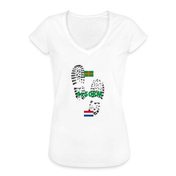 2023 Nimwegen Viertagemärsche 4 x 50 km - Frauen Vintage T-Shirt - Weiß - Vorne