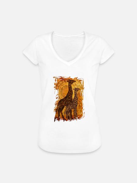 AFRICAN SUMMER - Frauen Vintage T-Shirt - Weiß