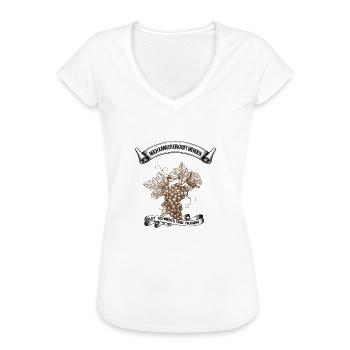 Winzer - Frauen Vintage T-Shirt - Weiß - Vorne
