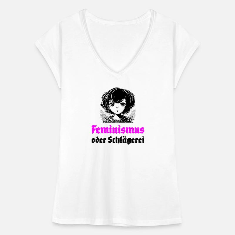 Feminismus oder Schlägerei Frauen Vintage T-Shirt
