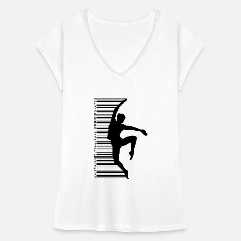 Danseuse au QR Code Style T-shirt vintage Femme