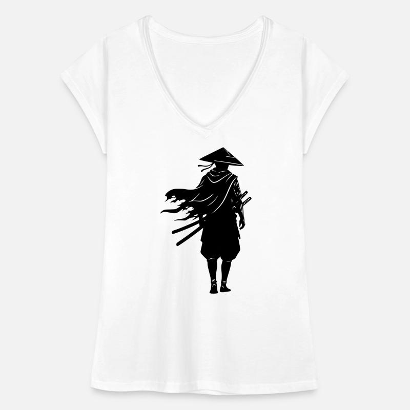 Shadow Warrior Samurai Straw Hat Women's Vintage T-Shirt