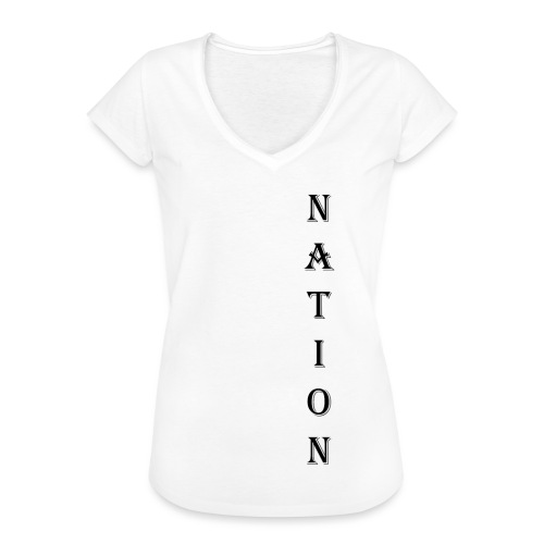 Nation - Vrouwen Vintage T-shirt