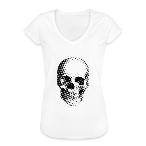 Skull & Bones No. 1 - schwarz/black - Frauen Vintage T-Shirt