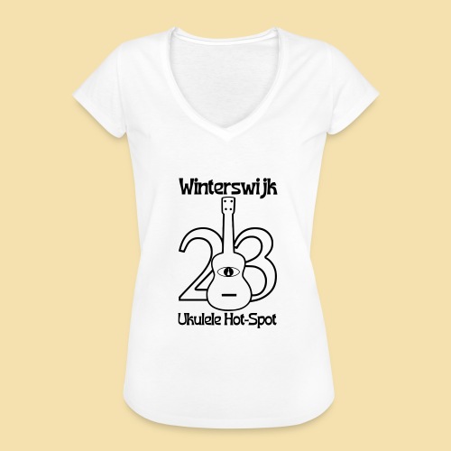 Ukulele Hotspot WInterswijk 2023 - Frauen Vintage T-Shirt