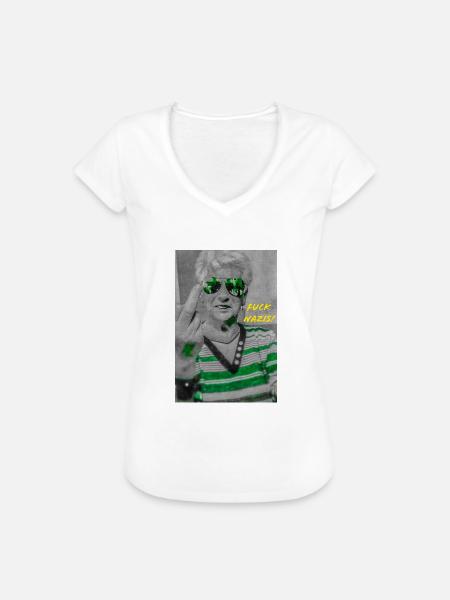 Scheiß auf den Faschismus - Frauen Vintage T-Shirt - Weiß