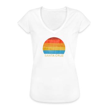 Santa Cruz - Frauen Vintage T-Shirt - Weiß - Vorne