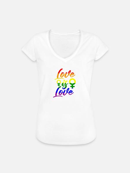 Lesbische Liebe - Frauen Vintage T-Shirt - 