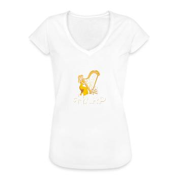 Harfenspieler Better When You Play The Harp - Frauen Vintage T-Shirt - Weiß - Vorne