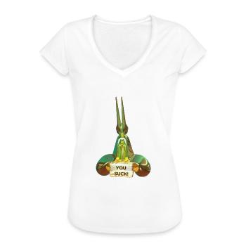 Trophäefür den Verlierer! - Frauen Vintage T-Shirt - Weiß - Vorne