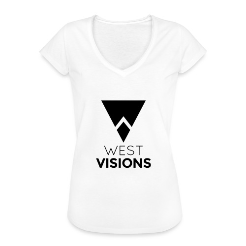 WestVision Logo schwarz - Frauen Vintage T-Shirt