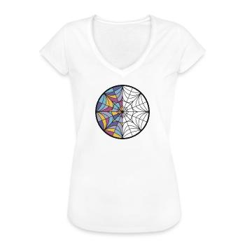 Ophelia Hall Fenster - Frauen Vintage T-Shirt - Weiß - Vorne