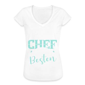 Lustig Chef Boss Mitarbeiter Beruf Spruch Geschenk - Frauen Vintage T-Shirt - Weiß - Vorne