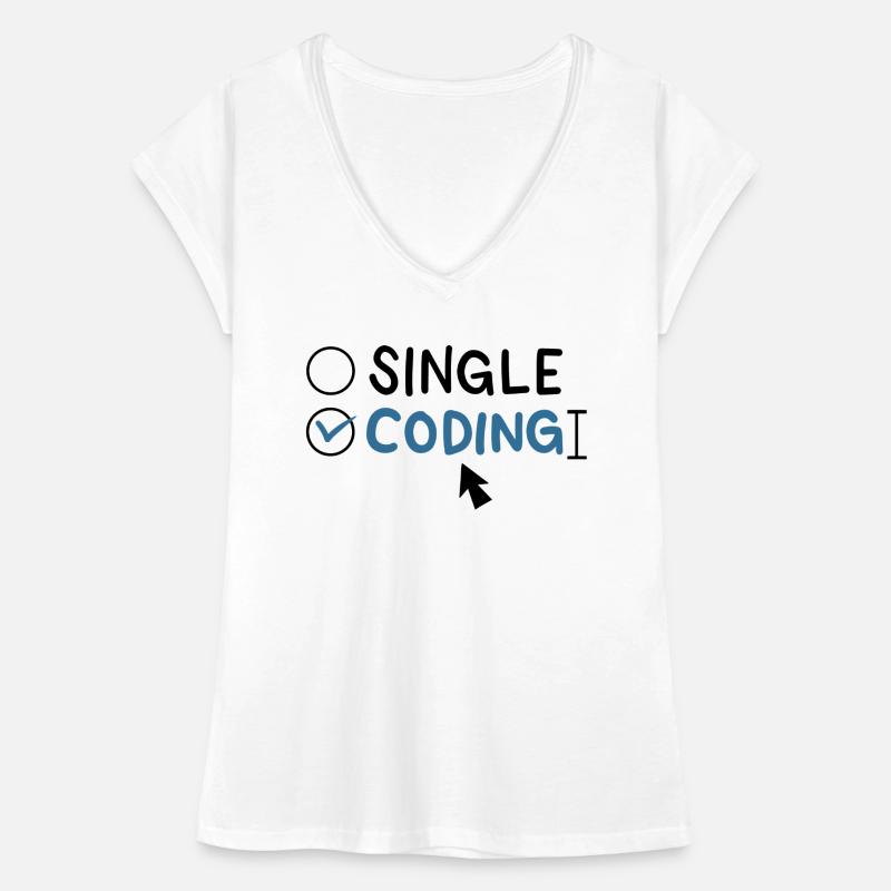 Ingénieur logiciel de programmation à codage unique T-shirt vintage Femme