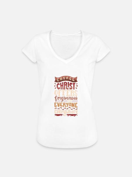 Vergebung - Frauen Vintage T-Shirt - Weiß