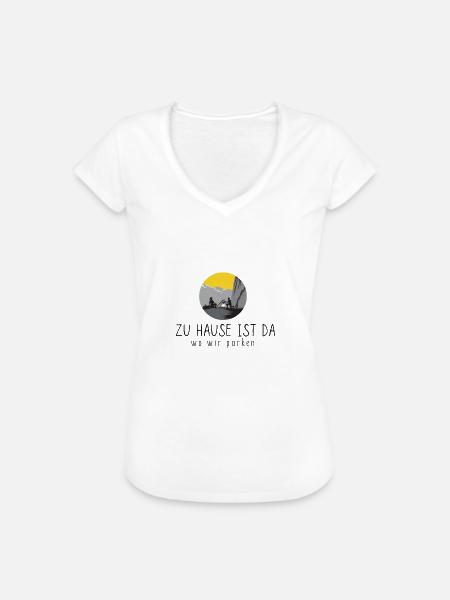 Zeig Flacke! - Frauen Vintage T-Shirt - Weiß