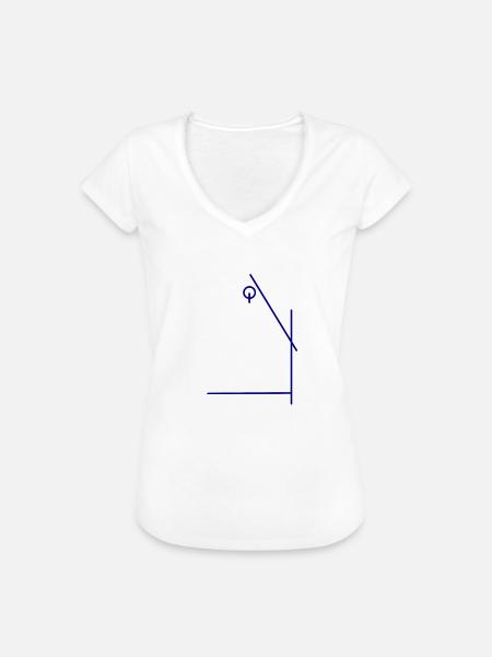 Opti DD - Frauen Vintage T-Shirt - Weiß