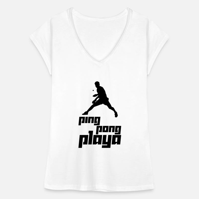 Ping Pong Playa (Vector) Frauen Vintage T-Shirt