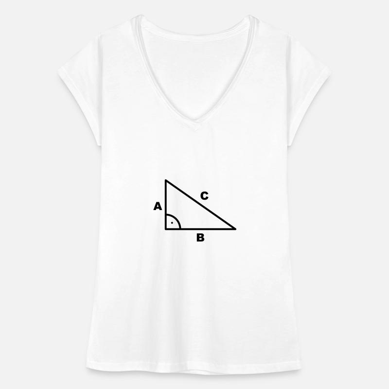 Symbole - triangle - Math à angle droit T-shirt vintage Femme