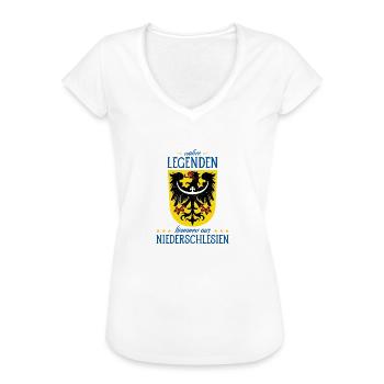Schlesien Herkunft Provinz Region Deutschland - Frauen Vintage T-Shirt - Weiß - Vorne
