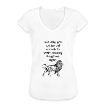 Narnia-Phrase - Frauen Vintage T-Shirt - Weiß - Vorne