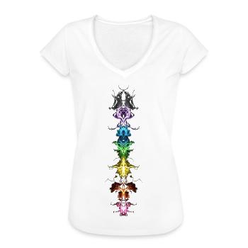 Chakra Flamme Spiritualität Buddhismus Yoga Symbol - Frauen Vintage T-Shirt - Weiß - Vorne