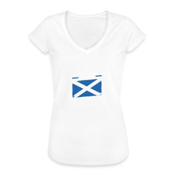 Schotten Schottisch Deutsch Schottland - Frauen Vintage T-Shirt - Weiß - Vorne
