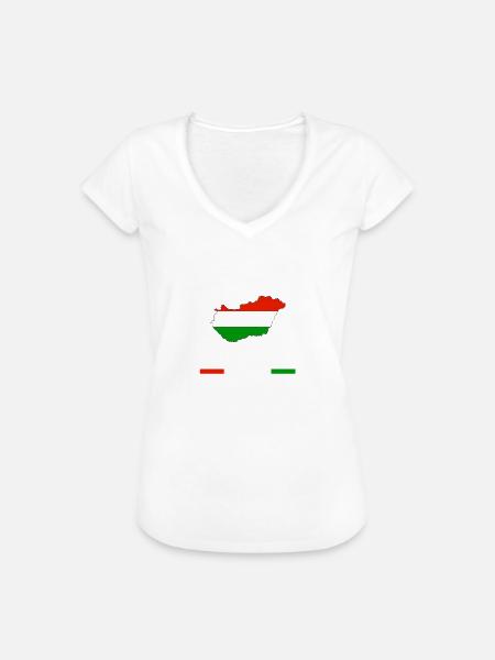 Ungar Ungarisch Ungarn - Frauen Vintage T-Shirt - Weiß