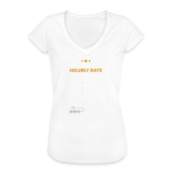 Strom Handwerk Spannung Blitz - Frauen Vintage T-Shirt - Weiß - Vorne