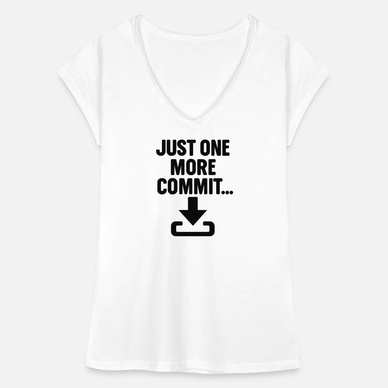 Just One More Commit - T-shirt de programmeur drôle T-shirt vintage Femme