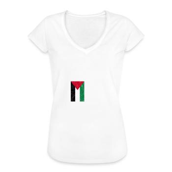 Palästina - Frauen Vintage T-Shirt - Weiß - Vorne