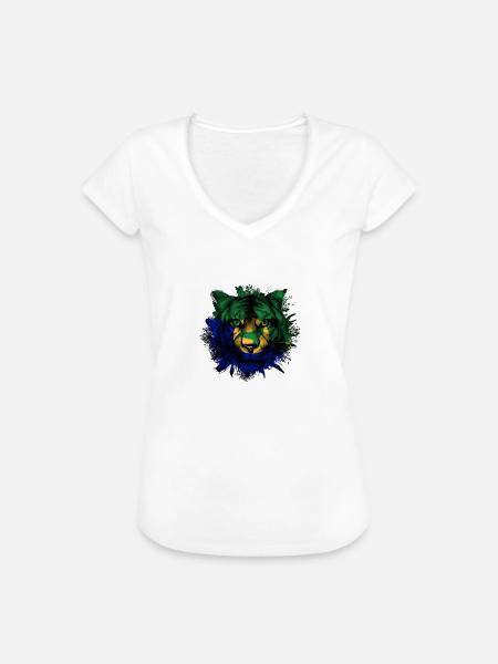 Weihnachtsinsel - Frauen Vintage T-Shirt - Weiß