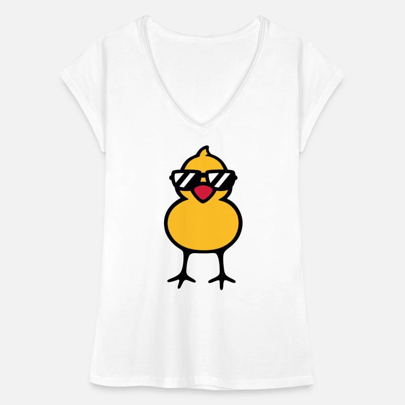 cool chick (rd) T-shirt vintage Femme