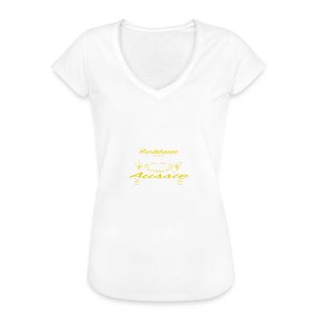 Aussie - Frauen Vintage T-Shirt - Weiß - Vorne